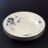 Głębokie talerze Black Rose Kjobenhavns Porcellains Maleri