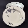 Głębokie talerze Black Rose Kjobenhavns Porcellains Maleri