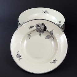 Talerze głębokie małe Black Rose Kjobenhavns Porcellains Maleri