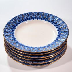 Talerzyki śniadaniowe Aurora Lomonosov Porcelain