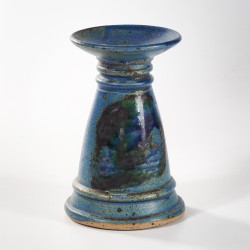 Niebieski świecznik