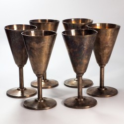 Posrebrzane kielichy