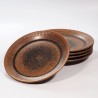 Ceramiczny serwis Noddebo Brown Knabstrup Johannes Hansen