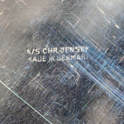 Posrebrzana paterka A/S Chr. Jensen