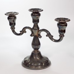 Posrebrzany kandelabr Hoka