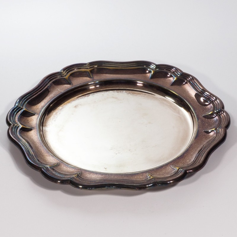 Posrebrzana patera Carl F. Christiansen