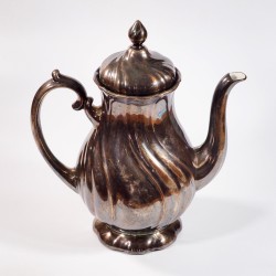 Posrebrzany dzbanek porcelanowy WMF