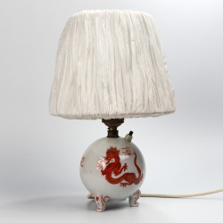 Porcelanowa lampa Meissen Miśnia