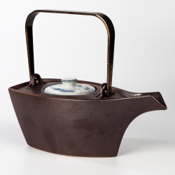 Kamionkowy ceramiczny dzbanek czajniczek imbryk do parzenia