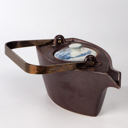 Kamionkowy ceramiczny dzbanek czajniczek imbryk do parzenia