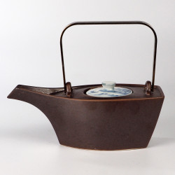 Kamionkowy ceramiczny dzbanek czajniczek imbryk do parzenia