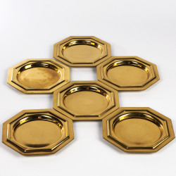 Metalowe podkładki pod szklanki kieliszki