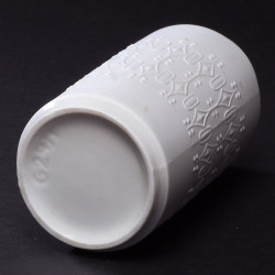 Biały wazon biskwitowy nieszkliwiony KPM