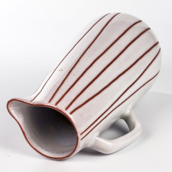 Ceramiczny dzbanek wazon Majolika Hans Welling Gerda Heuckeroth Ruscha Germany