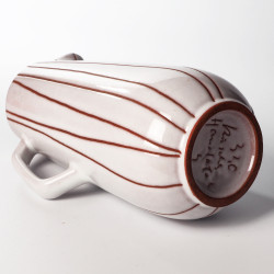 Ceramiczny dzbanek wazon Majolika Hans Welling Gerda Heuckeroth Ruscha Germany