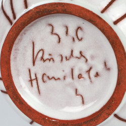 Ceramiczny dzbanek wazon Majolika Hans Welling Gerda Heuckeroth Ruscha Germany