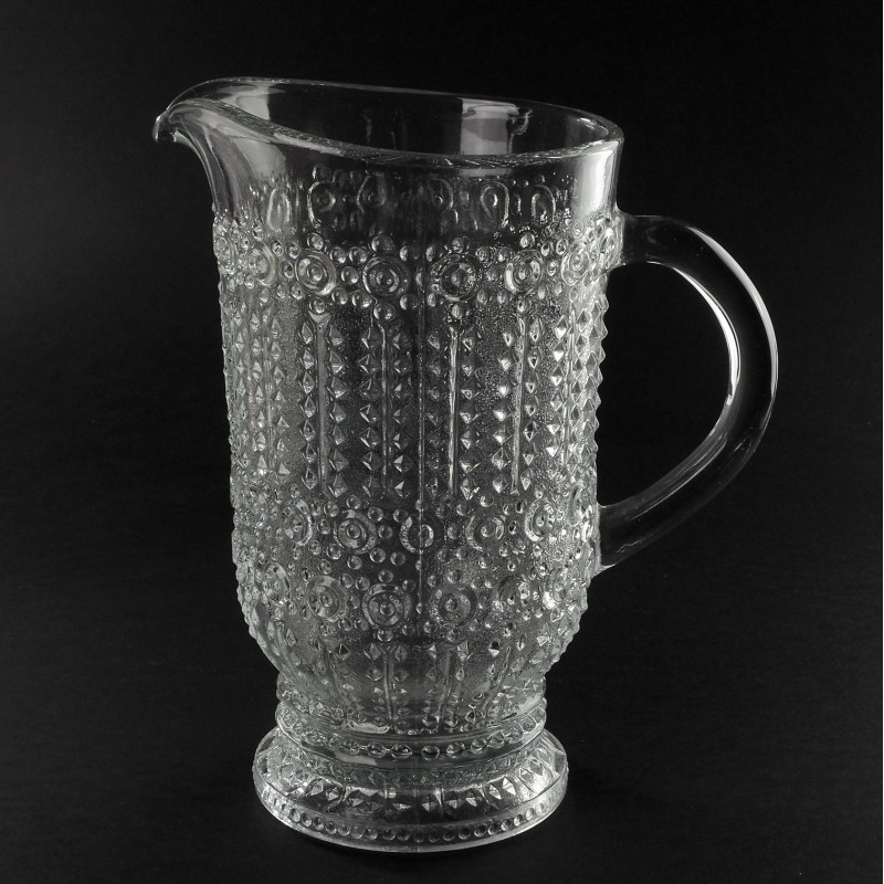 Szklany dzbanek Adolf Matura Sklo Union Czechy