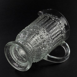 Szklany dzbanek Adolf Matura Sklo Union Czechy