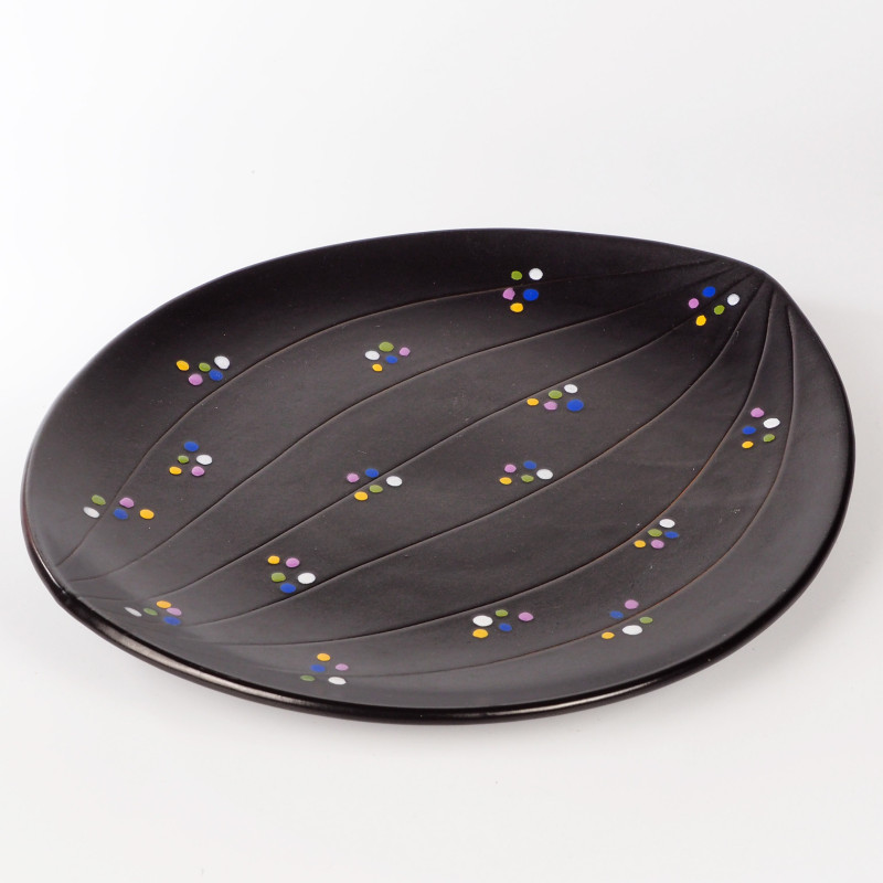 Ceramiczny talerz patera Poang Hjordis Oldfors Upsala Ekeby Mid Century