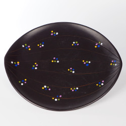 Ceramiczny talerz patera Poang Hjordis Oldfors Upsala Ekeby Mid Century