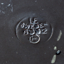 Ceramiczny talerz patera Poang Hjordis Oldfors Upsala Ekeby Mid Century