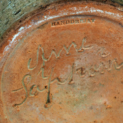 Wazon z ceramiki szamotowej Arne Safstrom Mid Century Scandinavian Design