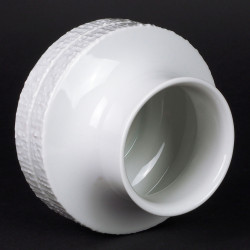 Biały porcelanowy wazon Thomas Rosenthal Arcta White Richard Scharrer