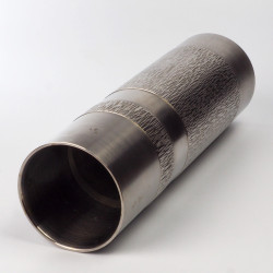Stalowy wazon Brutalist BMF Bayerische Metall Fabrik Modern