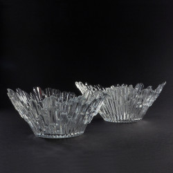 Kryształowe salaterki miseczki Norrsken Northern light Humppila Tauno Wirkkala