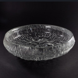 Duża kryształowa patera Lunaria Tapio Wirkkala Iittala