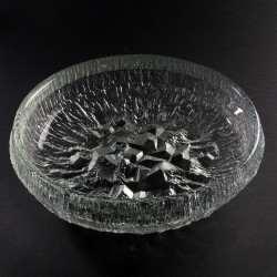 Duża kryształowa patera Lunaria Tapio Wirkkala Iittala
