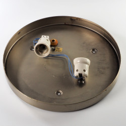 Duży szklany okrągły plafon lampa sufitowa Wila