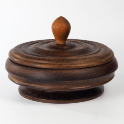 Pudełko z drewna egzotycznego makassar