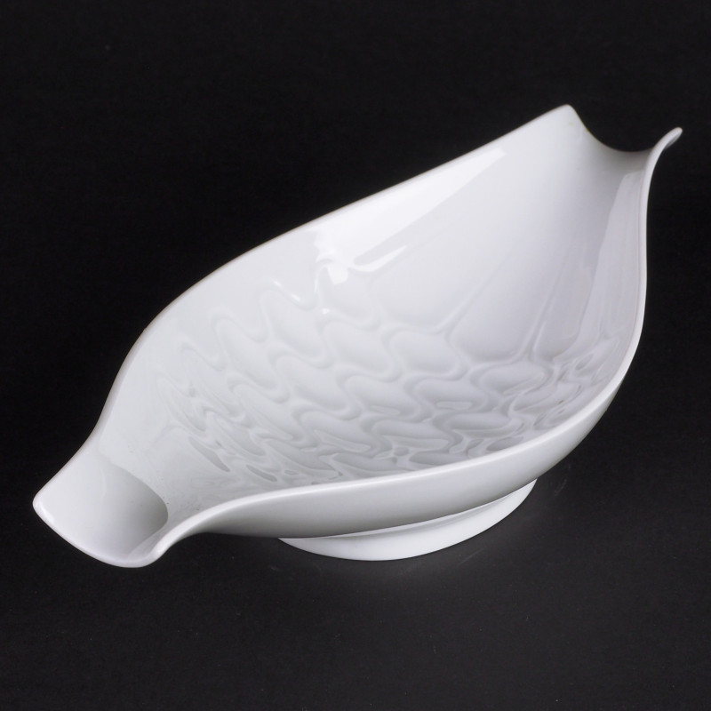 Biały porcelanowy półmisek salaterka Alka Kunst Alboth & Kaiser Bavaria AK