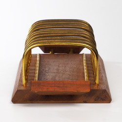 Teakowy stojak na tosty