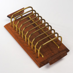 Teakowy stojak na tosty