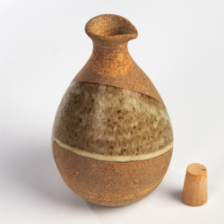 Ceramiczna butelka Tokkuri na sake Terry Davies Cooper Pottery