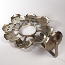 Szwedzki wiszący świecznik kinkiet mid-century