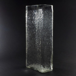 Szklany wazon Ice-Bark