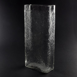 Szklany wazon Ice-Bark