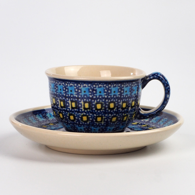 Ceramiczna filiżanka do kawy Bolesławiec