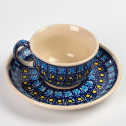 Ceramiczna filiżanka do kawy Bolesławiec