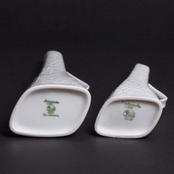 Porcelanowe białe wazony Hans Achtziger Hutschenreuther