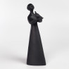 Figurka kobiety z gołębiem Peace black basalt Royal Doulton