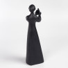 Figurka kobiety z gołębiem Peace black basalt Royal Doulton