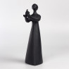 Figurka kobiety z gołębiem Peace black basalt Royal Doulton