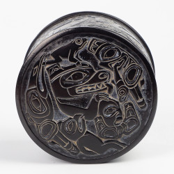 Pudełko puzderko z wieczkiem szkatuła Boma Canada Inuit Spirit