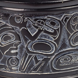 Pudełko puzderko z wieczkiem szkatuła Boma Canada Inuit Spirit