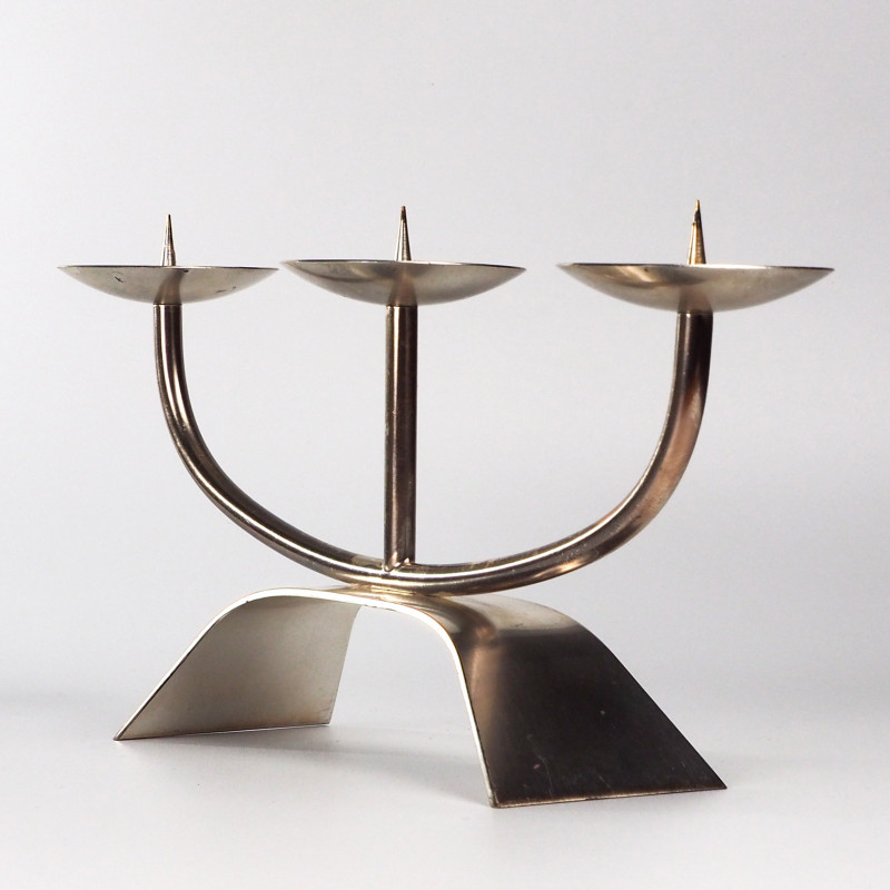 Posrebrzany świecznik WMF