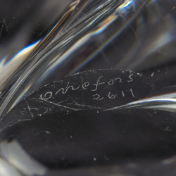 Kryształowa misa patera Edvin Ohrstrom Orrefors